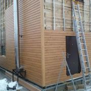 Сайдинг металлический сосна матовая 0,5 мм L-брус ширина 240 мм ECOSTEEL