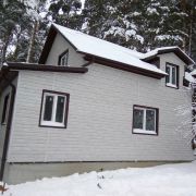 Сайдинг металл Беленый дуб матовый 0,5мм L-брус ширина 240мм ECOSTEEL