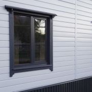 Сайдинг металлический Брус 0,45мм Белый 9003