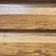 Сайдинг металлический золотой дуб текстура 0,5 мм корабельная доска ширина 260 мм ECOSTEEL