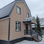 Сайдинг Docke пластик Кедр 3600х300мм Брус 1.08м2