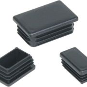 Заглушка 50х25 пластиковая на профильную трубу жаберная внутренняя