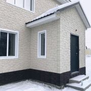 Фасадная панель Docke Stein 1098х400мм 0.44м2 Молочный