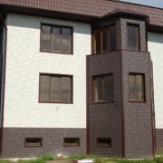 Фасадная панель Docke Burg 946х445мм 0.42м2 Камень тёмный