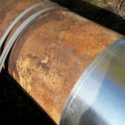 Оцинкованный кожух трубопровода D=940мм 0.7мм Защита теплотрассы ОКОЖУШКА