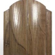 Штакетник металлический ELLIPSE ширина 126мм цвет сосна двусторонняя 0,5 мм