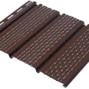 Софит пластиковый Т4 GL 0,3х3000мм Подшивка карниза 0,9м2 Коричневый