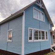 Сайдинг DOCKE пластик Голубика 3м Ёлочка S=0,78м2