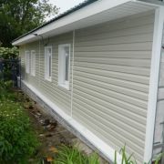 Сайдинг DOCKE пластик сливки 3.6 м корабельная доска ПВХ площадь 0,84 м2