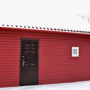 Сайдинг металлический 0,45мм 3011-коричневый красный корабельная доска