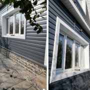 Сайдинг металл 0,4мм 7024 графит корабельная доска 4м 45шт