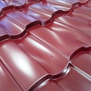 Металлочерепица Монтекристо 0,5мм Норман 3005 Винно-красный