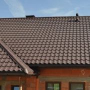 Металлочерепица Монтекристо 0,5мм Норман 8017 Шоколадно-коричневый