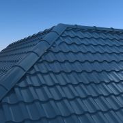 Металлочерепица Трамонтана Puretan Синий 0,5мм