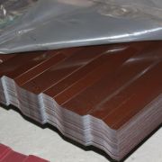 Профлист МП-20 металлический 0,45 мм двусторонний шоколадно-коричневый 8017