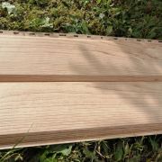 Сайдинг металл Орех текстура 0,45мм L-брус ширина 240мм ECOSTEEL