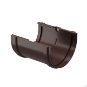 Docke PREMIUM Соединитель желобов (шоколад) Водосток пластик