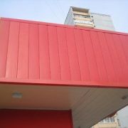 Линеарная панель фасадная без руста полиэстер