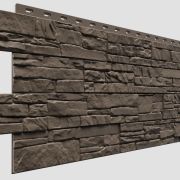 Фасадная панель Docke Алтай 1098х400мм 0.44м2 Шоколад