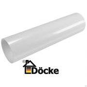 Docke LUX Труба водосточная (Длина 3000мм, диаметр 100мм) Пломбир Водосток пластик