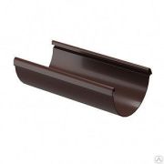 Docke LUX Желоб водосточный (Длина 3000мм, диаметр 141мм) Шоколад Водосток пластик