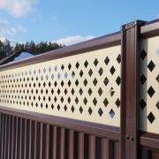 Декоративное полотно для панели Grand Line бежевое 360х2500мм, 0.5мм металл Эстет