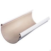 Docke LUX Желоб водосточный (Длина 3000мм, диаметр 141мм) Пломбир Водосток пластик