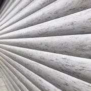 Сайдинг металлический бревно беленый дуб матовый 0.5 мм ширина 330 мм Woodstock экостиль