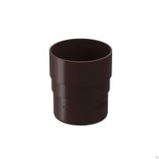 Docke PREMIUM Муфта соединительная (шоколад) Водосток пластик