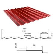 Металлочерепица Ламонтерра 0,5мм CLOUDY Клауди