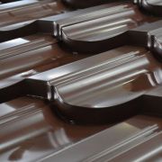 Металлочерепица Трамонтана Puretan 8017 Шоколадно-коричневый 0,5мм