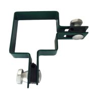 Крепление хомут угловой 62х55мм Зеленый