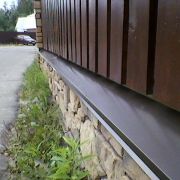 Отлив на фундамент забора. Изготовим сами по вашим размерам.