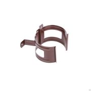 Водосток металл GrandSystem Держатель трубы D90 на дерево коричневый,белый