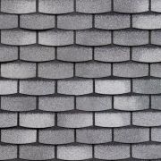 Фасадная плитка гибкая HAUBERK Камень 250х1000 мм Сланец