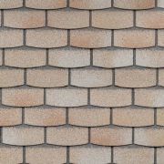 Фасадная плитка гибкая HAUBERK Камень 250х1000 мм Травертин