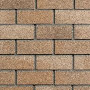 Фасадная плитка гибкая HAUBERK Кирпич 250х1000мм Песчаный
