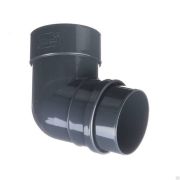 Колено Docke LUX 72° Графит Водосток пластик