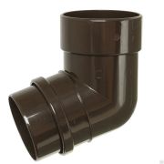 Колено Docke LUX 72° Шоколад Водосток пластик