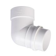 Колено Docke LUX 72° Пломбир Водосток пластик