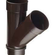 Тройник Docke LUX 45° Шоколад Водосток