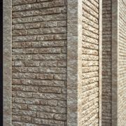 Фасадная панель Ю-Пласт Кварцит 2000х250мм 0.5м2 Светло-бежевый