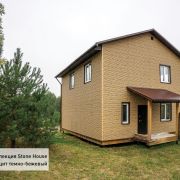 Фасадная панель Ю-Пласт Кварцит 2000х250мм 0.5м2 Темно-бежевый