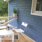 Фасадная панель Ю-Пласт Колор 2000х250мм 0.5м2 Голубика Сайдинг