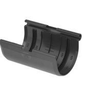 Муфта желоба диаметр 125мм Альта-Профиль ПВХ графит