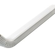 Труба водосточная 76х102х3000 с коленом Бюджет полиэстер