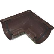 Угол желоба 90° Альта-Профиль ПВХ Коричневый