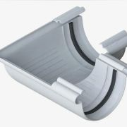 Угол желоба 90° Альта-Профиль ПВХ Белый