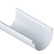 Желоб Альта-Профиль диаметр 125мм. ПВХ 3000мм Белый