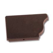 Заглушка желоба 120х86 правая Бюджет полиэстер